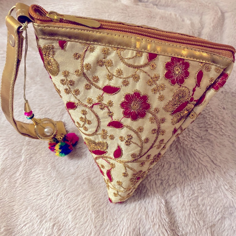 Gorgeous New Clutch, beautiful printed embroidery